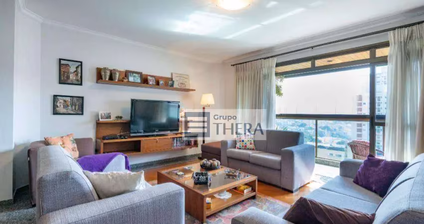 Apartamento com 4 dormitórios à venda, 300 m² por r$ 2.150.000,00 - vila bastos - santo andré/sp