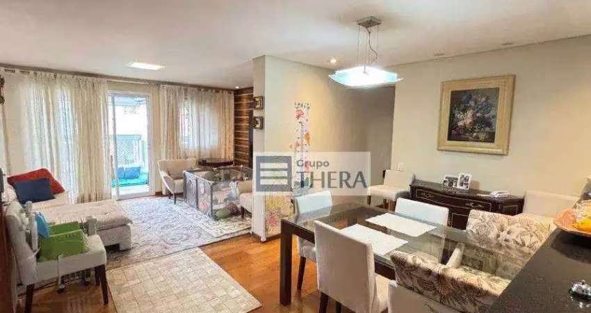 Apartamento com 2 dormitórios para alugar, 102 m² por r$ 7.068,33/mês - jardim - santo andré/sp