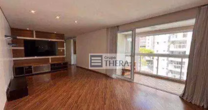 Apartamento com 3 dormitórios para alugar, 110 m² por r$ 6.478,00/mês - jardim - santo andré/sp