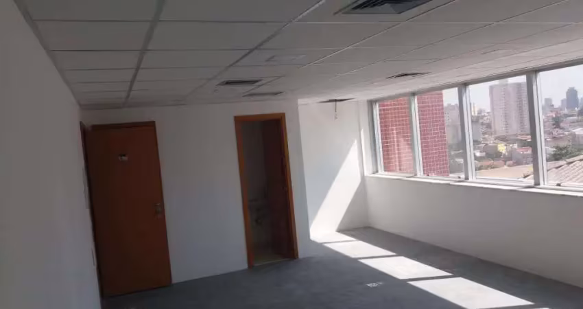 Sala para alugar, 41 m² por r$ 2.300,00 - vila bastos - santo andré/sp
