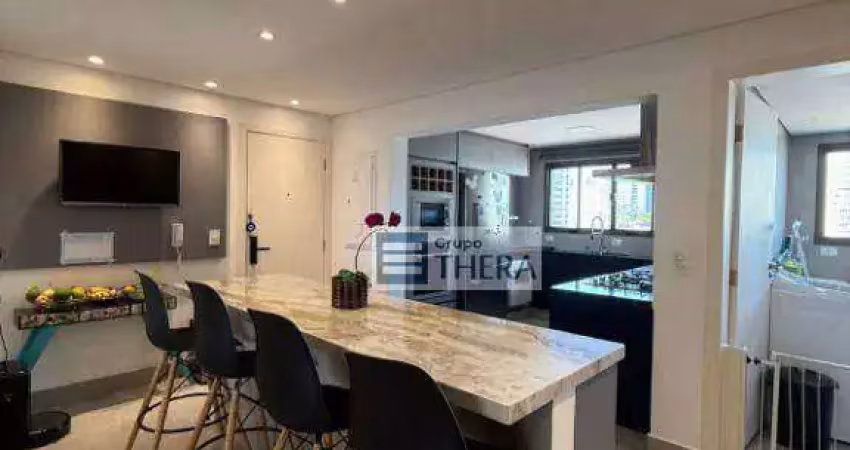 Apartamento com 5 dormitórios para alugar, 200 m² por r$ 11.725,00/mês - vila assunção - santo andré/sp