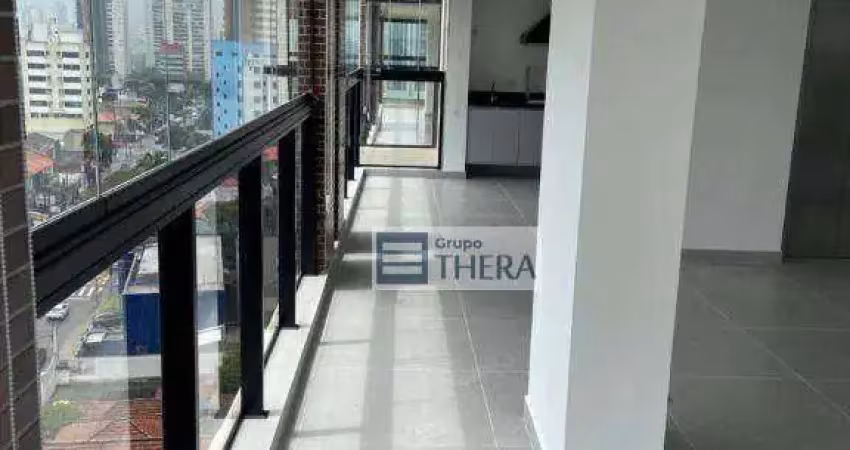 Apartamento com 3 dormitórios para alugar, 133 m² por r$ 8.485,00/mês - jardim - santo andré/sp