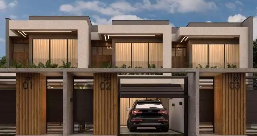 Sobrado geminado no saguaçú com 3 quartos para venda, 131 m²