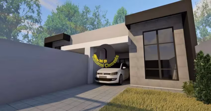 Casa nova de 102m² à venda no bairro cruzeiro, cidade de são josé dos pinhais -p