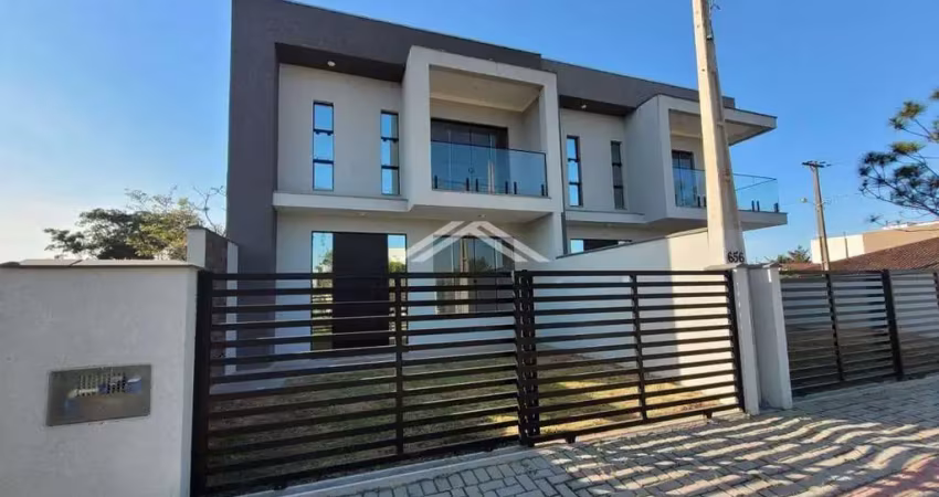 Sobrado com 3 dormitórios à venda, 108 m² por r$ 550.000,00 - volta ao mundo i - itapoá/sc