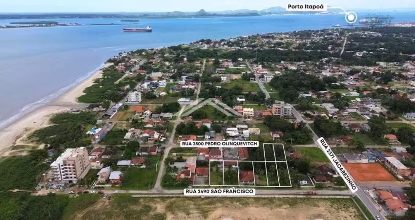 Área para venda localizado no balneário parque ii, pontal do norte - itapoá