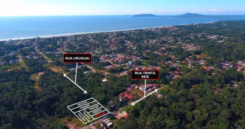 Terreno à venda, 132 m² por r$ 49.000,00 - praia das palmeiras - itapoá sc