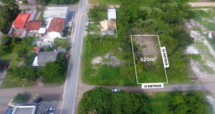 Terreno à venda, 420 m² por r$ 258.000,00 - itamar - itapoá/sc