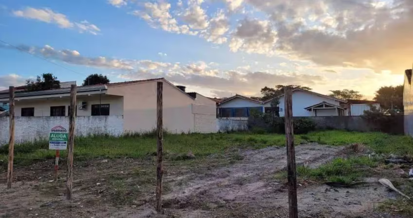 Terreno para alugar, 450 m² por r$ 500,00/mês - jardim pérola do atlântico - itapoá/sc