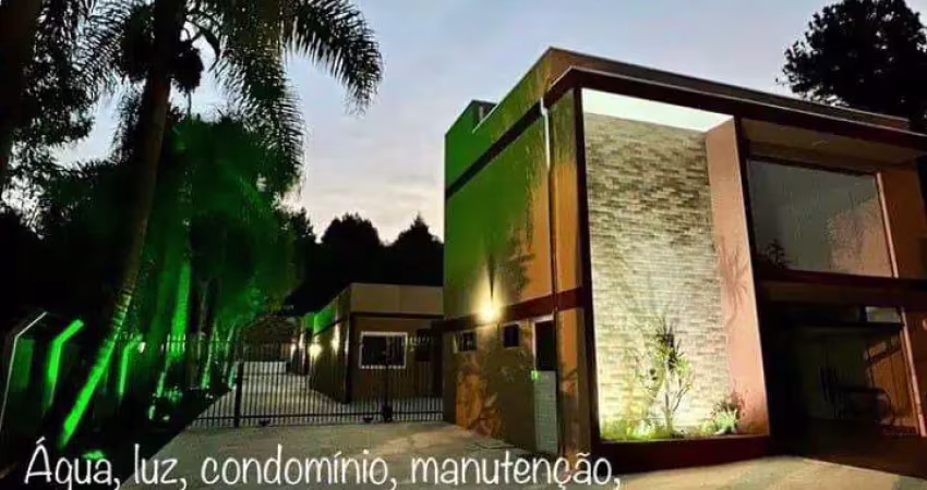 Apartamento mobiliado para locação em campina grande do sul, recanto verde, 1 dormitório, 1 banheiro