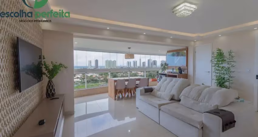 Apartamento de luxo em patamares: 3 quartos, 3 suítes, 3 banheiros, 3 vagas, 133m² - salvador-ba