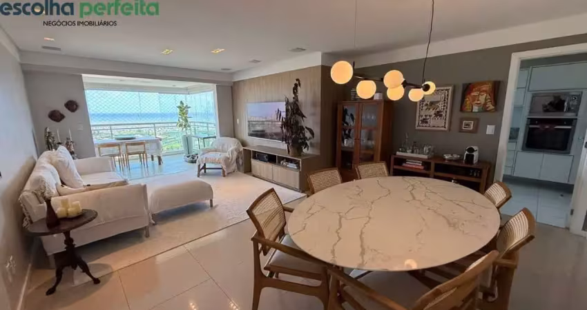 Apartamento 3 suítes gabinete varanda gourmet vista mar 3 vagas