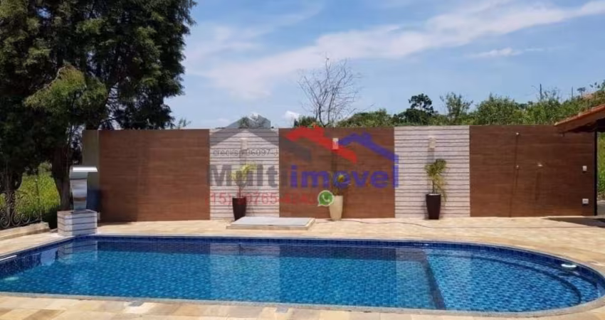 Chácara com 4 dormitórios e 5.505m² de areá de  lazer para sua família!