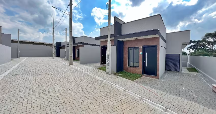 Casas 03 quartos sendo 01 suite a venda no colonia rio grande em sao jose dos pinhais
