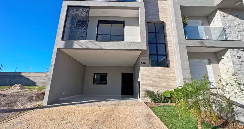 Sobrado novo em condomínio a venda no bairro são francisco em são jose dos pinhais