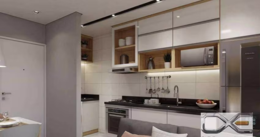 Apartamento 1 dorm com suite, 29,60 metros sala, cozinha e sacada, lazer completo, segurança,  loja no terreo. 450 metros do metro parada inglesa.  en