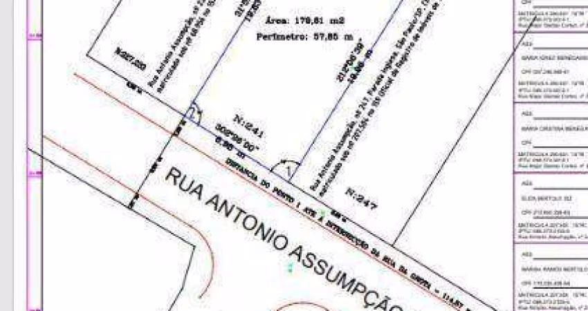 Terreno à venda, 195 m² por R$ 535.000 - Parada Inglesa - São Paulo/SP