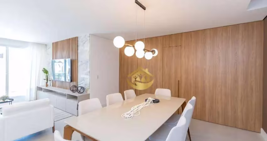 Apartamento com 3 dormitórios à venda, 128 m² por r$ 1.587.500,00 - batel - curitiba/pr
