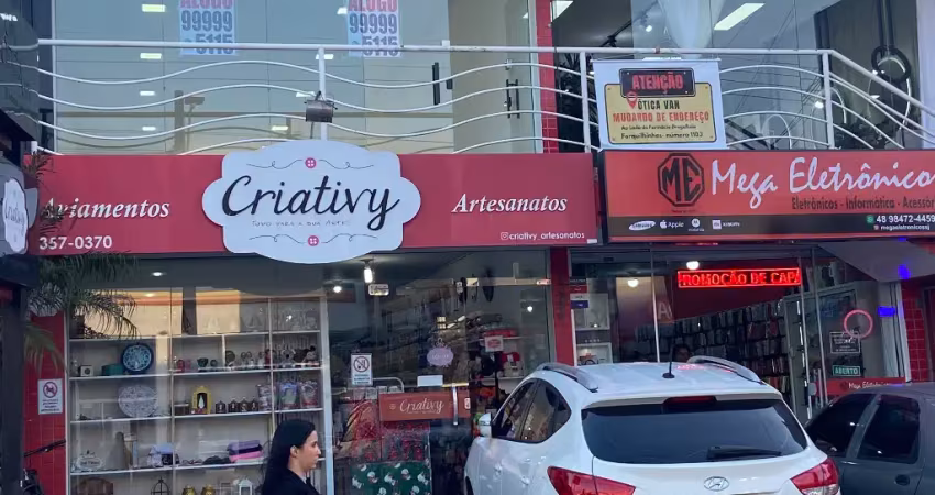 Loja comercial no centro de forquilhinhas, onde tudo acontece !