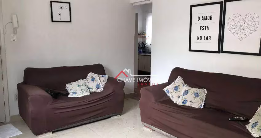 Apartamento à venda, 96 m² por r$ 426.000,00 - encruzilhada - santos/sp