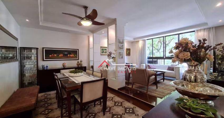 Apartamento com 3 dormitórios à venda, 160 m² por R$ 1.190.000,00 - Boqueirão - Santos/SP