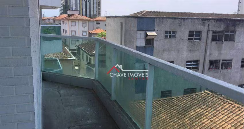 Apartamento à venda, 107 m² por R$ 1.196.000,00 - Embaré - Santos/SP