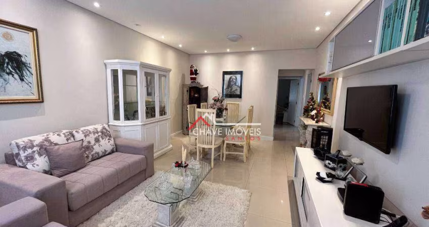 Apartamento à venda, 122 m² por R$ 860.000,00 - Gonzaga - Santos/SP