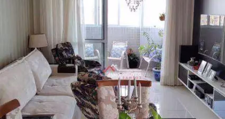 Apartamento duplex com 3 dormitórios à venda, 150 m² por r$ 1.620.000,00 - gonzaga - santos/sp