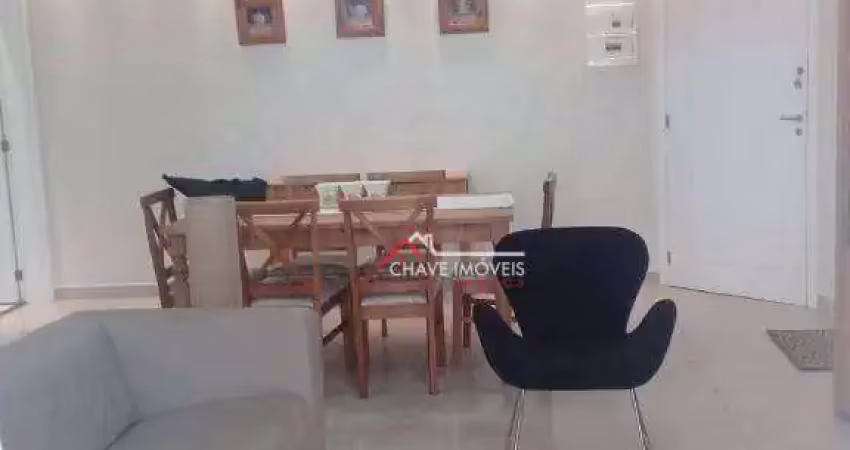 Apartamento com 2 dormitórios para alugar, 84 m² por R$ 5.500,02/mês - Marapé - Santos/SP
