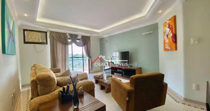 Apartamento com 3 dormitórios à venda, 150 m² por r$ 1.040.000,00 - embaré - santos/sp