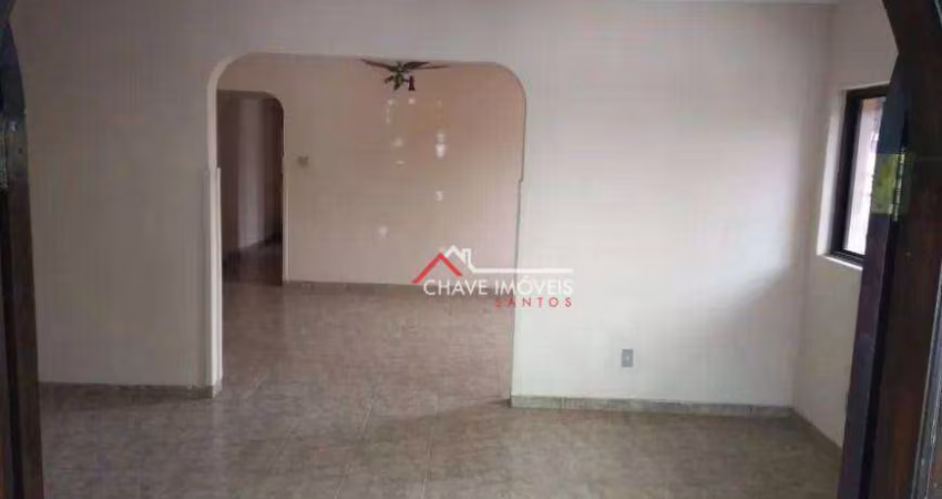 Casa, 338 m² - venda por R$ 2.230.000,00 ou aluguel por R$ 13.000,00/mês - Boqueirão - Santos/SP