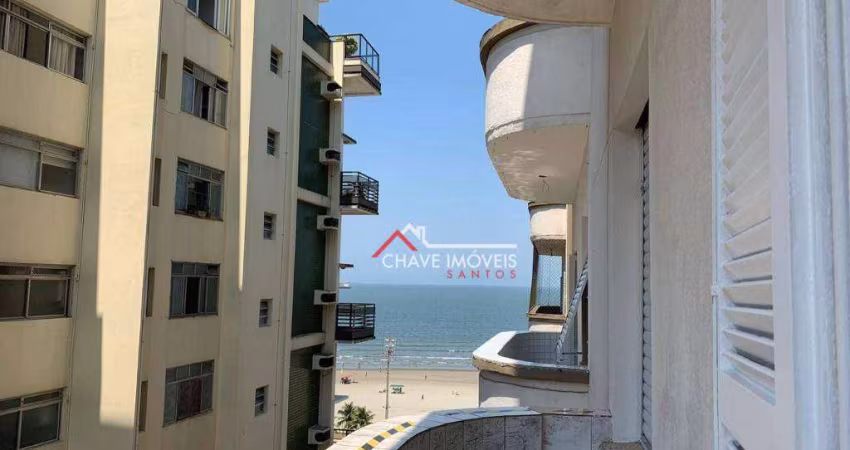 Apartamento com 3 dormitórios, 160 m² - venda por R$ 880.000,00 ou aluguel por R$ 7.000,02/mês - Gonzaga - Santos/SP