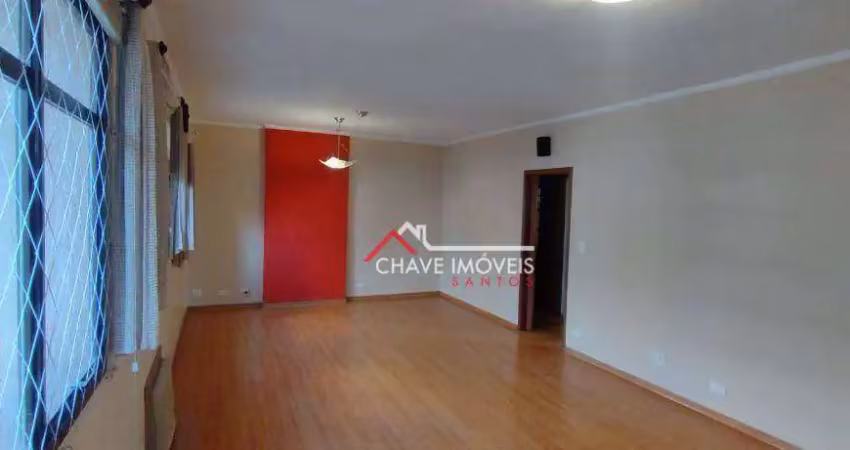 Apartamento com 3 dormitórios à venda, 128 m² por r$ 745.000,00 - boqueirão - santos/sp
