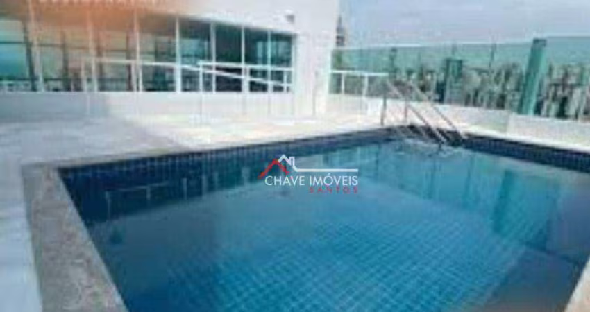 Apartamento Garden com 2 dormitórios à venda, 100 m² por R$ 766.000,00 - Embaré - Santos/SP