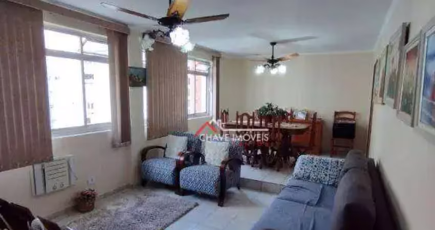 Apartamento com 3 dormitórios à venda, 125 m² por r$ 895.000,00 - gonzaga - santos/sp