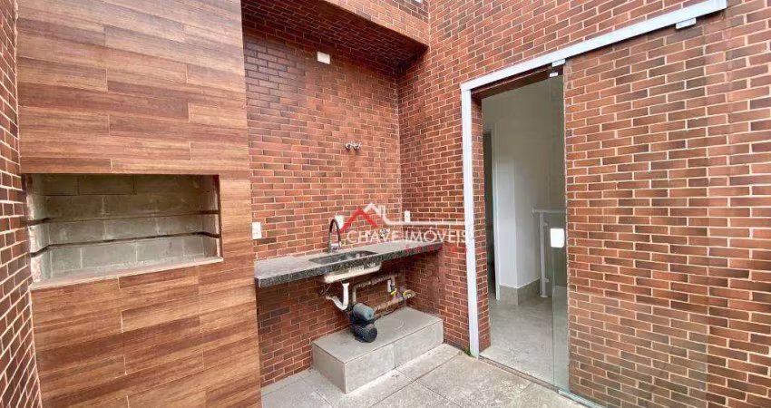 Village com 3 dormitórios à venda, 162 m² por R$ 780.000,00 - Gonzaga - Santos/SP