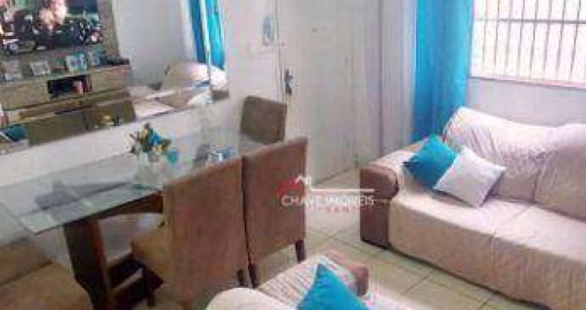 Apartamento com 2 dormitórios à venda, 73 m² por R$ 370.000,00 - Aparecida - Santos/SP