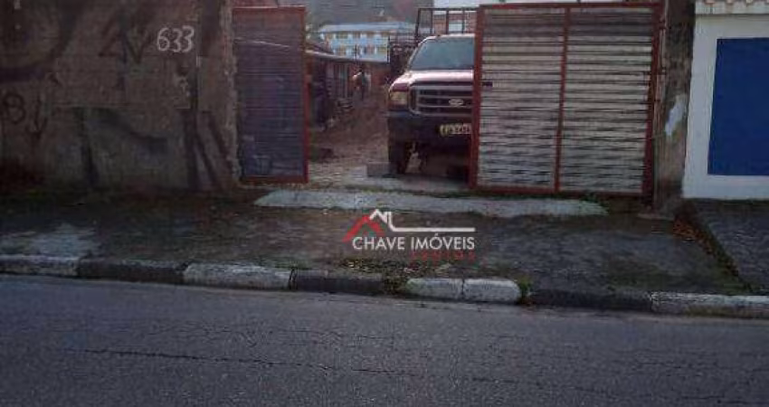 Terreno, 286 m² - venda por R$ 500.000,00 ou aluguel por R$ 6.000,00/mês - Vila São Jorge - Santos/SP