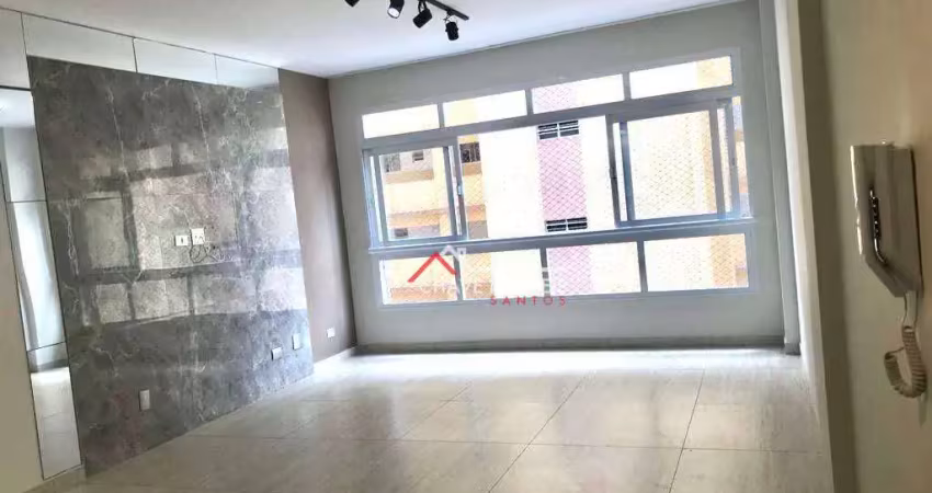 Apartamento com 3 dormitórios à venda, 100 m² por r$ 955.000,00 - josé menino - santos/sp