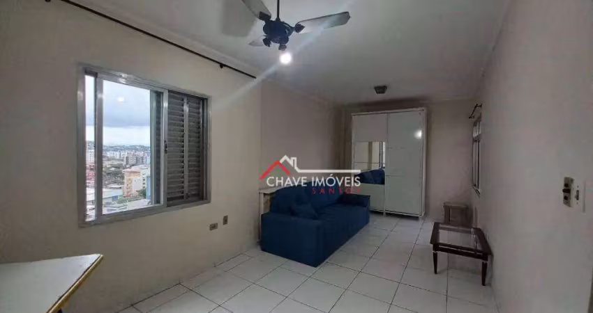 Studio com 1 dormitório à venda, 38 m² por r$ 265.000,00 - josé menino - santos/sp