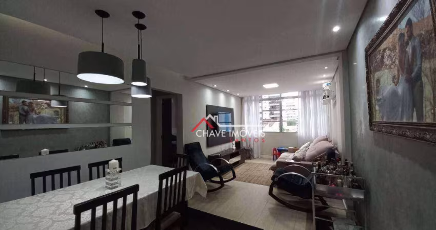 Apartamento com 2 dormitórios à venda, 70 m² por R$ 649.000,00 - Aparecida - Santos/SP