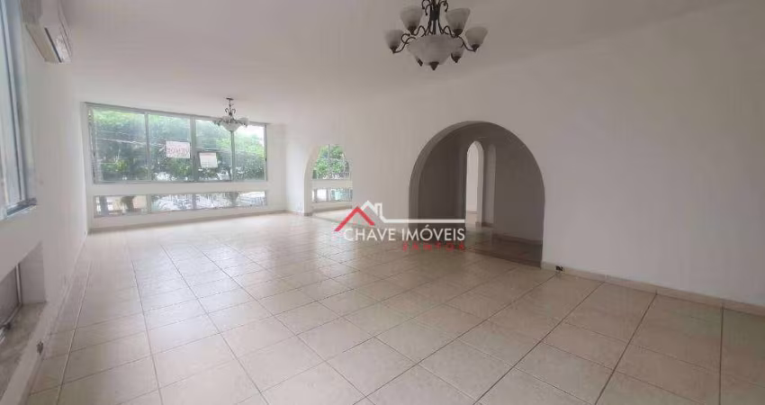 Apartamento com 4 dormitórios à venda, 226 m² por R$ 1.800.000,00 - Gonzaga - Santos/SP