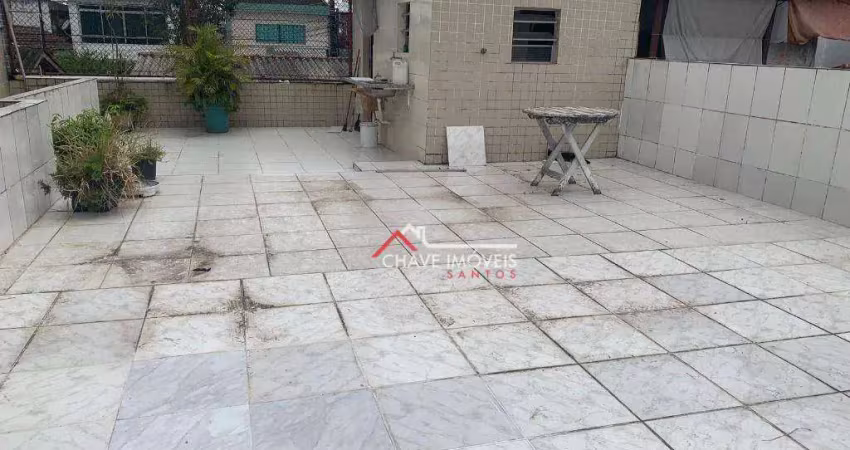 Casa com 2 dormitórios à venda, 85 m² por r$ 400.000,00 - macuco - santos/sp