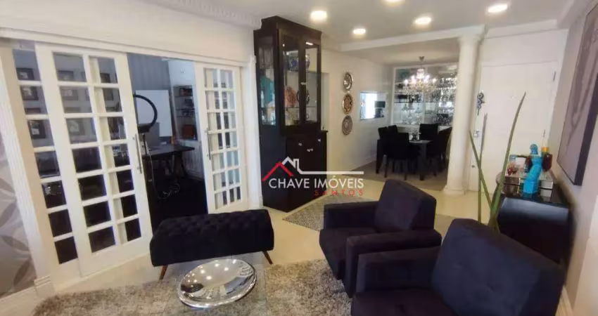 Apartamento com 3 dormitórios à venda, 126 m² por R$ 950.000,00 - Gonzaga - Santos/SP