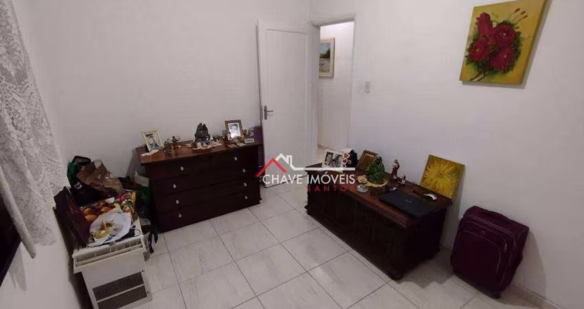 Apartamento com 2 dormitórios à venda, 60 m² por R$ 355.000,00 - Boqueirão - Santos/SP