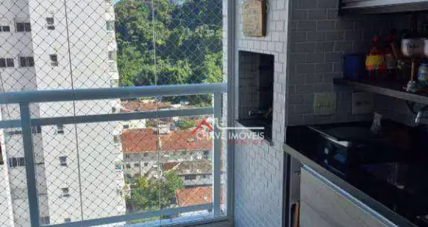 Apartamento com 4 dormitórios à venda, 131 m² por R$ 1.171.000,00 - Marapé - Santos/SP