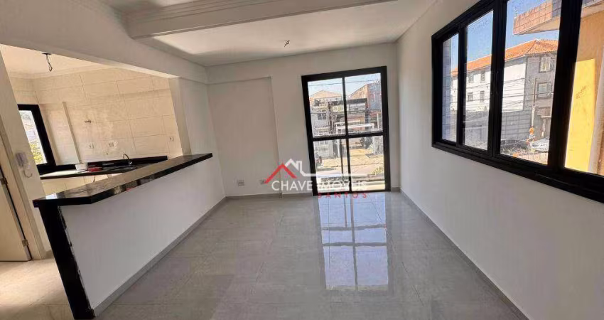 Village com 2 dormitórios à venda, 94 m² por R$ 619.900,00 - Macuco - Santos/SP