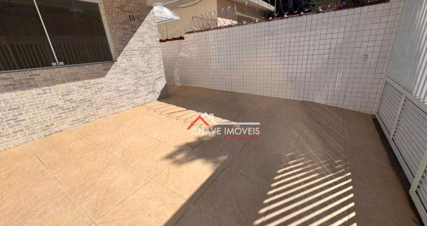 Casa nova com 3 dormitórios suítes, à venda, 135 m² por R$ 850.000 - Marapé - Santos/SP