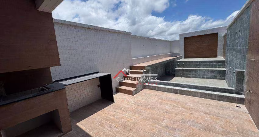 Casa NOVA com 3 dormitórios, PISCINA E SALA PÉ DIREITO DUPLO à venda, 202 m² por R$ 2.349.000 - Aparecida - Santos/SP