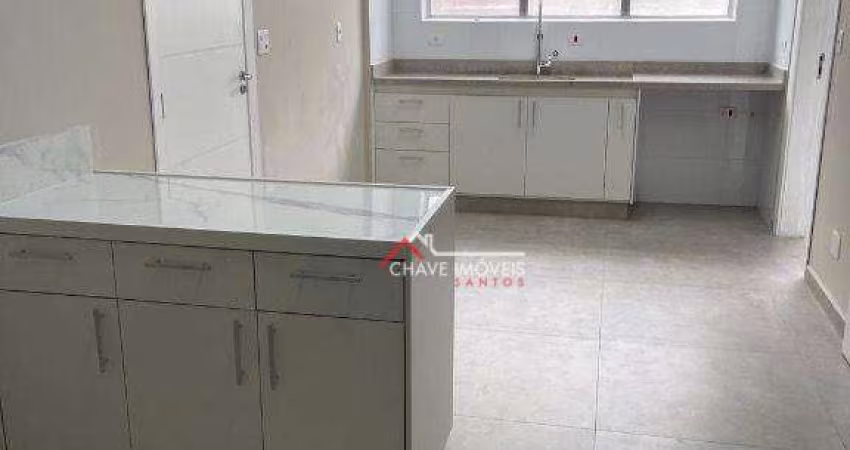 Apartamento à venda, 153 m² por R$ 1.100.000,00 - Gonzaga - Santos/SP